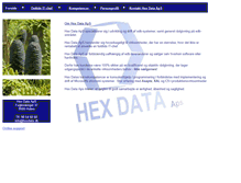 Tablet Screenshot of hexdata.dk